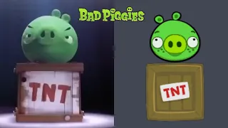 Bad Piggies vs Piggy Tales Vehicles - Part 1