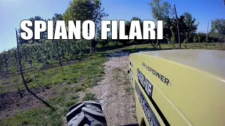 Sistemazione filari #3 - Spiano con erpicino