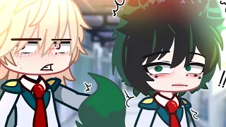 when you touch izuku's tail..(cat deku! x bakugo)