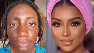 MUST WATCH 👆🏼UNBELIEVABLE 😍MAKEUP AND GELE TRANSFORMATION | MAKEUP TUTORIAL