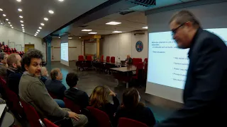 Michele Parrinello, "Atoms and computers", Science Colloquium at DFA, 11/12/2019 (1/5)