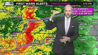 Tracking tornado warnings in the Carolinas with Brad Panovich