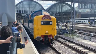 55009 Alycidon “Capital Deltic” 29th July 2023 departs Kings Cross