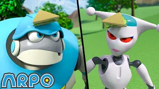 Battle of the Bots!!! ⚔️ Sharing is Caring 🔮 | ARPO | Moonbug Kids - Funny Cartoons and Animation