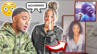 MELANIN GLOW UP TIK TOK CHALLENGE *REACTION*