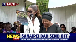 TULIKUWA TUNAPENDA CHAI! Sanaipei Tande witty & touching tribute to her dad Manasseh Tande at burial