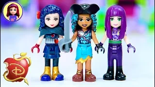 Disney Descendants 2 as Lego Minidolls 🎨Custom Doll Repaint Dress Up Craft DIY