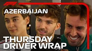 Thursday Driver Wrap | 2023 Azerbaijan Grand Prix