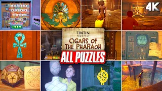 TINTIN REPORTER CIGARS OF THE PHARAOH All Puzzles (4K 60FPS) - No Commentary