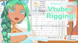 How Parameters & Keyforms Work and Rig Breath  [Live2d for Beginners Part 4]