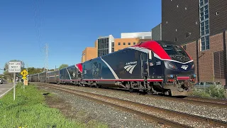 Amtrak's Empire Builder Train 8 (3) in Minneapolis / St. Paul, Minnesota (5/5/24)