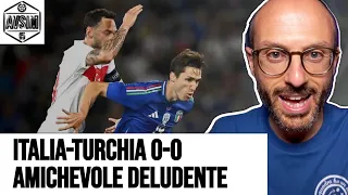 Italia-Turchia 0-0 deludente. Male Chiesa, bene Cambiaso e Cristante. Yildiz buona partita ||| Avsim