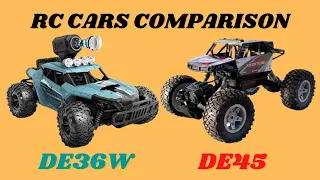 DEERC DE36W FPV Camera VS DEERC DE45 Rock Crawler Full Comparison