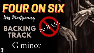 Four on Six no Bass backing track - Jam in G minor