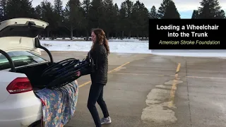 Loading a Wheelchair Into A Car