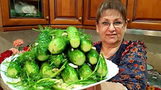 Cucumbers "Skoroeshki", we "hooked" on this appetizer - crispy cucumbers, very tasty!