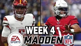 Commanders at Cardinals - Week 4 (Madden Simulation)