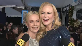 Watch Charlize Theron CRASH Nicole Kidman's Interview | SAG Awards 2020