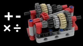 Basic Arithmetic using Lego Gears