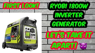 RYOBI (DUCAR) 1800W / 2300W INVERTER GENERATOR UNBOXING - FIRST LOOK AND DISASSEMBLY  | TEAR-DOWN!