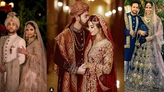 Latest Bride and Groom Matching dresses 2023/Couple Wedding Dress Trends 2023|Bridal Dresses♥️