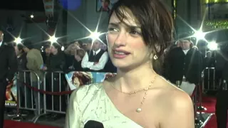 Vanilla Sky: Penelope Cruz Red Carpet Interview | ScreenSlam