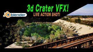 Crater VFX in Blender 3d: Full Tutorial!