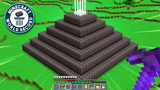 Ich habe den GRÖßTEN NETHERITE BEACON in Minecraft gebaut [XXL FILM]