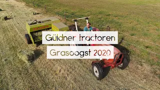 Grasoogst 2020 | Tim Goering | Güldner | Gras maaien | Schudden | Harken | Balenpersen