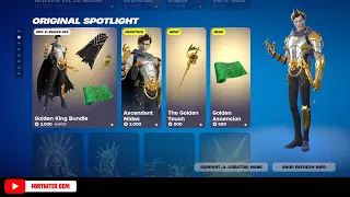 Fortnite Item Shop 27 March 2024 Golden King Bundle Ascendant Midas