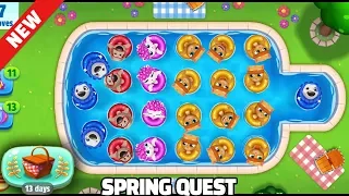 TALKING TOM POOL NEW SPRING QUEST UPDATE LEVEL 1 - 15