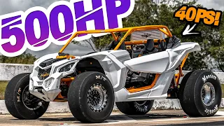 500HP Turbo Can-Am SXS Ride-along | Pulls 1.4G-Force on the Street! (3Cyl SCREAMS 9000RPM)