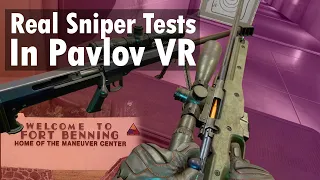 Using Pavlov VR to Pass US Army Sniper School