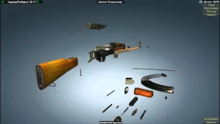 World of Guns speedrun - AK-47 (02:07), Colt 1911 (01:39)