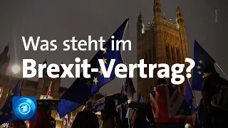 Was steht im Brexit-Vertrag?