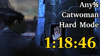 [WR] Batman: Arkham City Speedrun (Any% w/Cat, Hard) in 1:18:46