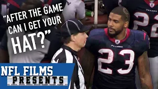 Best Player Sounds of 2011: "After the game can I get your hat?" | NFL Films Presents