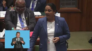 Fijian Minister for Industry and Trade responds to question on Solid Waste Management