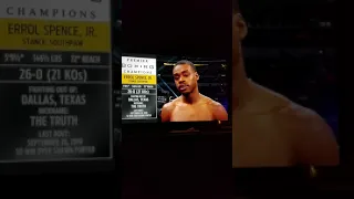 Errol Spence Jr   vs   Danny Garcia   Full fight  (1 of 3)