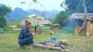 Digging the ground, Planting more vegetables, Grilling Sausage - Peaceful life, Lý Mai Farmer