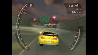 NFS Underground 2 : Yusuke Kitagawa Toyota Supra Turbo SZ-R MK4 1998 Airport Freeway Drag Racing