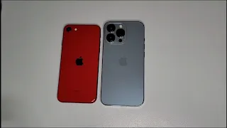 IPHONE 13 PRO VS IPHONE SE 2020 - SPEED TEST!!