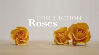 How to Produce Gumpaste Roses Quickly | Global Sugar Art