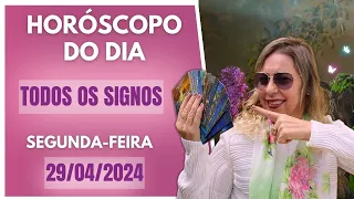 HORÓSCOPO DE HOJE // ABRIL - DIA 29/04/2024, SEGUNDA-FEIRA- Todos os Signos! Por Zuri! #cartas