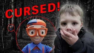 WE FOUND THE CURSED EVIL BLIPPI DOLL IN THE WOODS!! (EVIL BLIPPI IN REAL LIFE)