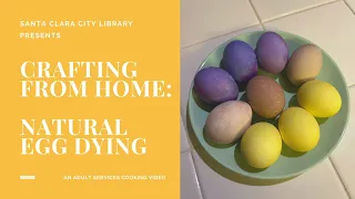 Crafting from Home: Natural Egg Dying