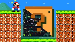 Can Mario Escape the Ultimate ?-Block in New Super Mario Bros?