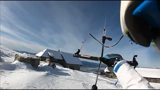 The Teaser Semnoz Snowkiting French Alps