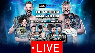 ONE ON PRIME VIDEO 5 LIVE DE RIDDER VS MALYKHIN LIVESTREAM & FULL FIGHT COMPANION