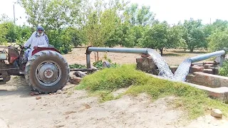 Two tubewell on 1 Tractor shaft system//Punjab agriculture system